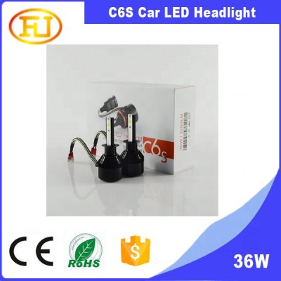 The newest automotive led headlights C6S H1 car led headlight 30w hid