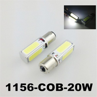 1156 1157COB high power 20W LED 4side light COB lamp fog lamp stoplight reversing lights