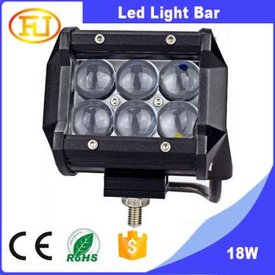 4d 18w tractor led light bar, 12v 24v car led light bar